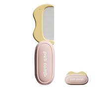 yakermur Pet Grooming Brush | Pet Grooming Brush for Dogs and Cats, Anti-Lost, Foldable Cleaning Tool for Detangling Undercoat and Removing Puppy and Kitten Hair