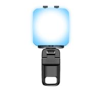 yakermur Phone Light for Video Recording | Video Light with 3 Colors Lighting and RGB Mode,Clip on Flashlight Rechargeable for Content Creation Tablet Filming Phone Laptop Streaming Travel