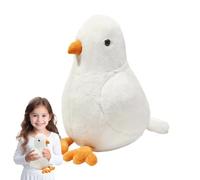yakermur Pigeon Stuffed Animal - Peace Bird Ornaments | Soft Realistic Heartwarming Doll for Sleep Companion Family Friends Colleagues Children Girls