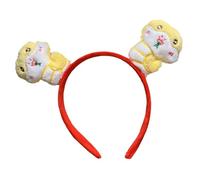 yakermur Plush Snake Headband, Year of the Snake Headband | Cute Double Plush Animal Headband, Plush Headwear, Chinese New Year Party Supplies for Women Girls