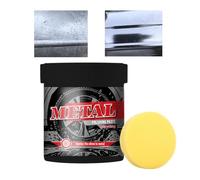 yakermur Polishing Metal, Restorer Glossy Coating, 100g Paste Car Iron Anti-Rust, for Steel Jewellery Brass Copper Silver Truck SUV Motorcycles Kitchen Utensils