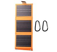 yakermur Portable Solar Panels | Portable Solar Panel Book Size Compact Battery Charger Slim Lightweight Space Saving Design for Camping Security and Outdoor