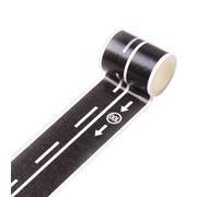 yakermur Road Highway Railway Road Tape Black and White Traffic Washi Tape Decorative Trains Railways Tape Set Masking for Playing Learning, Art, Crafts