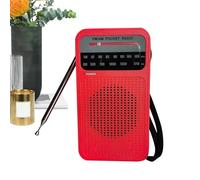 yakermur Small Portable Radio | Portable AM Poster,Wireless Speaker with Needle Battery Powered for Home, Camping, Beach, Travel - Ideal for Public