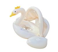yakermur Swimming Pool Float, Inflatable Buoy with Canopy for Swimming Buoy Foldable and Portable for Gardens, Lakes, Beaches, Family Parties