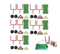 yakermur Table Football Match, Football Matches for The - 5 Sets Finger Flick Football Game,Holiday Party Accessories, Family Gathering for Interactive Activities for