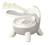 yakermur Toddler Feeding Chair | Dinosaur Toddler Food Chair with Sound,with 2 Removable Tray, Ergonomic Baby Seat for LED Weaning Practice Home Outdoor Daycare Center Playing Picnic