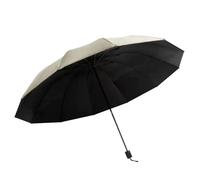yakermur Windproof Rain Umbrellas | Heavy Duty Parasol 12 Ribs UV Protection | Lightweight Travel Umbrella Large | For Golf Sun Dorm Outdoor College Sports Women, Cream-coloured, Se référer au