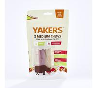 Yakers Dog Chews Strawberry/Apple Medium 2pk