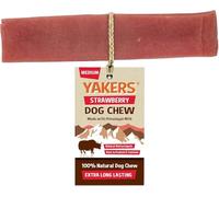 Yakers Dog Chew - Himalayan Yak Milk - Strawberry - Medium