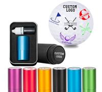 Yakify Custom Golf Ball Stamp Personalized Golf Ball Marker Stamp with Waterproof Logo Monogram Name, Quick-Dry Ink Reusable Golf Larger Stamper for Gifts Golfer Dad Husband Retirement