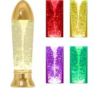 YAKii 10.5" Tornado Lamp LED Color Changing,Tornado Maker Science Toy, Battery/USB Cable Operated,Christmas Day Decoration Gold
