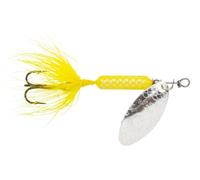 Yakima Bait Wordens 210-YL Rooster Tail in-Line Spinner, 2 1/2", 1/6 oz, Treble,Yellow