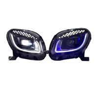 YAKISA Car Headlight Assy For Benz For Smart 453 2015-2019 Modified Headlight Assembly Front Headlamp Auto Accessoriess Car LED Headlights Car Headlamps Assembly(Blue Start)