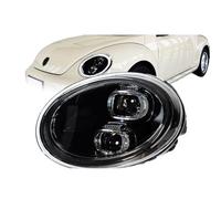 YAKISA Car Headlight Assy For VW For Beetle LED Headlight 2006-2021 Headlights Beetle DRL Turn Signal good Beam Angel Eye Projector Lens Head Lamp Car Headlamps Assembly(RHD,13-21 xenon)