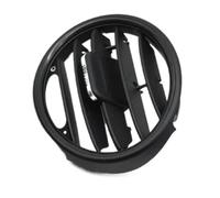 YAKISA For Boxster For Cayman 987 2006-2012 Air Conditioning Vent Grille Exit Panel Car Interior Front Dashboard 98755213 A/C Air Conditioning Vents(Plain Black)