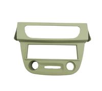 YAKISA For Megane II 2002-2009 1 Din Audio Fascia Radio CD GPS DVD Stereo Panel Dash Mount Installation Trim Kit Frame Car Radio Frame Panel(Grey)