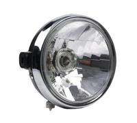 YAKISA Head Lights Moto For YBR125 For YBR 125 2002-2013 35W Universal 7" 7inch Motorcycle Round Lamp Headlight Headlamp Head Light Motorcycle Front Headlamp