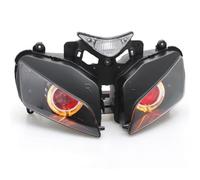 YAKISA Motorcycle Headlamp Assembly For CBR1000RR 2004 For CBR1000 RR 2005 2006 2007 Motorcycle Front Headlight Head Lamp Projector Headlight Assembly(Angel Eye)