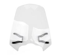 YAKISA Motorcycle Windshield For Kawasaki Vulcan S EN 650 2015-2023, Clear, ABS Plastic + Aluminum, Front, Motorcycle