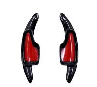 YAKISA Paddles Shift for Chevrolet for Corvette C7 for Camaro 2015-2020 Shift Paddle Car Steering Wheel Shifter Extension Paddle Shifter(Carbon Fiber Black)