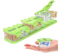 Yaklim 7 Day Portable Pill Organizer Case - 7 Compartments