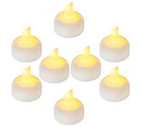 Yakpo 12 Pack Flameless Floating LED Tea Light Candles, Warm White Battery Operated Flickering Tealights, Outdoor Waterproof Votive Candles Bulk, Wedding Centerpiece Vase, Pool, Christmas Decorations