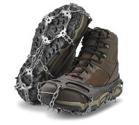 Yaktrax Adventure Grip Crampons- Durable Winter Traction Device with Stainless Steel Spikes for Ice and Snow, Flexible Rubber Upper, Fits Various Footwear, Ideal for Hiking and Mountaineering