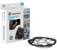 Yaktrax Diamond Grip - Total Traction on Ice, Snow and Terrain - Rotating Bead Grip Points - Cold-Resistant Elastic Band, Easy to Use, Size S