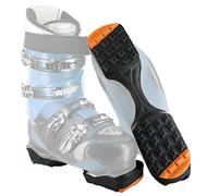 YakTrax SkiTrax Ski Boot Tracks Traction and Protection Cleats (1 Pair), Medium, Black/Orange
