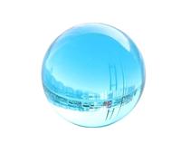 YAKUFAST 1-10pcs Dia 13.5-100mm Sky Blue Glass Balls Crystal Decorative Ball Craft Ornament Fish Tank 16/20/25/30/40/50/60/70mm(Indigo,25mm)