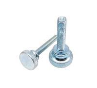 YAKUFAST 1/2/5pcs M3 M4 M5 M6 M8 M10 Double Deck Curtain Wall Glass Knurl High Step Head Hand Tighten Thumbscrew Adjust Thumb Screw Bolt