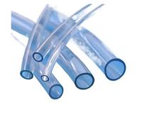 YAKUFAST 1/5/10m Silicone Rubber Hose Transparent ID 0.5 1 2 3 4 5 6 7 8 9 10 12mm Flexible Silicone Tube Garden Rubber Hose(10 Meters,ID 8mm x 12mm OD)