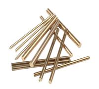 YAKUFAST 1/5/10pcs Length 100-450mm 2/3/4/5/6/8-20mm DIY Hardware Brass Round Bar Rod Circular Wire Tube Modelmaking Brass Rod(3x100mm 10pcs)