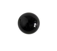 YAKUFAST 1-90pcs Dia 1-100mm Black Glass Balls Solid/Hole Fish Tank Ball Decorative Craft Ornament 2/2.5/3/4/5/6/8/10/12-90mm(No Hole,100mm - 1pcs)
