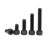 YAKUFAST 10pcs/lot Hexagon Hex Socket Cup Head Screw Bolts M6 M8 M10 Grade 12.9 Carbon Steel Allen Screw Din 912(18mm x10pcs,M10)