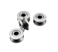 YAKUFAST 10pcs V624ZZ Bearing 4x13x6mm V Groove 624 Roller Wheel V624 Ball Bearings Embroidery Machine Pulley Chrome Steel Bearing