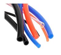 YAKUFAST 1M/5M/10M Pneumatic Hose Pipe 8mm 10mm 12mm Flexible PU Recoil Hose Tube for Compressor Air Tool Collocation Euro Type Fittings(Blue-1M-EU,OD8mm x ID5mm)