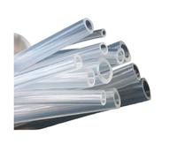 YAKUFAST 1M 5M 10M Silicone Rubber Hose Transparent Flexible Silicone Tube Diameter 2 4 5 6 7 8 9 10 11 12 14 16mm Clear Tube(1 Meter,ID 10mm x 13mm OD)