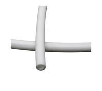 YAKUFAST 1m Flexible Silicone Tube White ID 0.5 1 2 4 5 6 7 8 9 10 11 12 14 16 18 20 30 50mm Soft Silicone Rubber Hose(1 Meter_ID 8MM X 11MM OD)