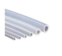 YAKUFAST 1M Silicone Rubber Hose Transparent Diameter 0.5 1 2 4 5 6 7 8 9 10 11 12 14 16 Mm Flexible Silicone Tube(1 Meter_ID 6MM X 8MM OD)