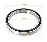 YAKUFAST 1pc 6811 6812 6813 6814 6815 6816 6817 6818 6819 6820 2RS DDU RS Bearing Thin Deep Groove Ball Bearings(6820-2RS 100X125X13)