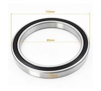 YAKUFAST 1pc 6811 6812 6813 6814 6815 6816 6817 6818 6819 6820 2RS DDU RS Bearing Thin Deep Groove Ball Bearings(6817-2RS 85X110X13mm)