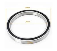 YAKUFAST 1pc 6811 6812 6813 6814 6815 6816 6817 6818 6819 6820 2RS DDU RS Bearing Thin Deep Groove Ball Bearings(6816-2RS 80X100X10mm)