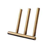 YAKUFAST 1Pc M2 M2.5 M3 M4 M5 M6 M8 M10 M12M M14 M16 M18 M20 Brass Full Threaded Rod(M20x250mm(1pcs))