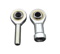 YAKUFAST 1Pc Rod End Bearing 5mm 6mm 8mm10mm Male Female SA SI T/K Ball Right Left Threaded Self-Lubricating Joint Rod Ends Bearings(Male 5mm,Left Thread)