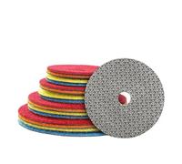YAKUFAST 3"/4"/5"/6" Electroplated Diamond Sanding Pads Grinding Disc for Glass Granite Marble Tile Concrete Polishing Pad 60-400 Grit(60,2 Pcs,5 inches)