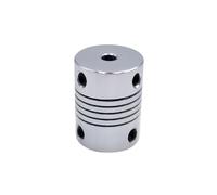 YAKUFAST D19*L25 Aluminium Flexible Jaw Shaft Coupling 5 8 6.35mm 8mm 10mm CNC Stepper Motor Coupler Encoders Engraving Machine(3 X 5)