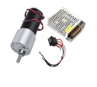 YAKUFAST JGB37-31ZY DC 12V24V Geared Motor 10RPM-1270RPM Reduction Gear Large Torque High Power 3157 Brush Reversed(Package B,47RPM_DC 24V)