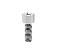 YAKUFAST M3 M4 M5 M6 M8 M10 M12 X 6-100mm TC4 GR5 Titanium Alloy Screws Cap Cup Head Hex Allen Bolt Screw Bicycle Motorcycle(M6X10mm)